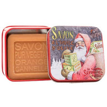 Load image into Gallery viewer, La Savonnerie de Nyons Orange-Cinnamon Soap Tin 3.5oz