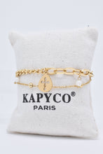 Load image into Gallery viewer, Double Chain Cross Stainless Steel Bracelet