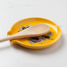 Load image into Gallery viewer, Olives Stoneware Spoon Rest