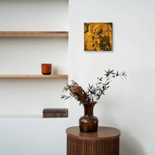 Load image into Gallery viewer, Ancient Virgin Mary Painting, Seville Cathedral, Andalusia, Spain Wall Clock