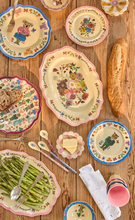 Load image into Gallery viewer, Vintage Lunch Plate with Nathalie Lété - Pink  Print