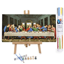 Load image into Gallery viewer, The Last Supper of Christ-Leonardo da Vinci Paint by Numbers Canvas Board Kit