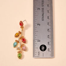 Load image into Gallery viewer, Christmas Lights Dangling Earrings