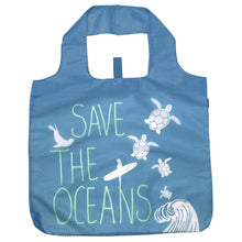 Load image into Gallery viewer, Save the Oceans Blu Bag Reusable Shopper Tote