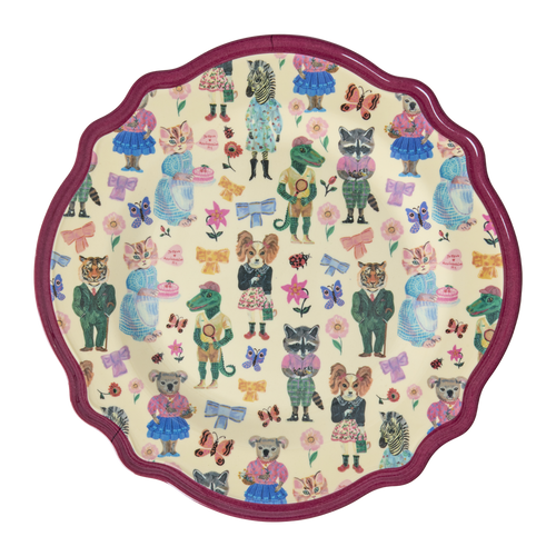 Vintage Dinner Plate - Bordeaux - Nathalie Lété Print