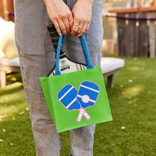 Load image into Gallery viewer, Pickleball Green Itsy Bitsy Reusable Gift Bag Tote