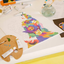 Load image into Gallery viewer, Dog Pop Art Paint by Numbers Canvas Board Kit