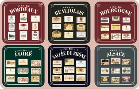 Wine Varieties Coasters