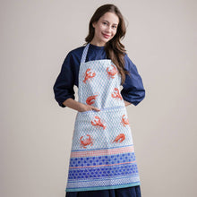 Load image into Gallery viewer, Apron 100% Cotton with Adjustable Neck Strap - Lobster Love