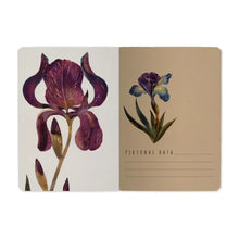 Load image into Gallery viewer, Irises Passport Sized Notebook 