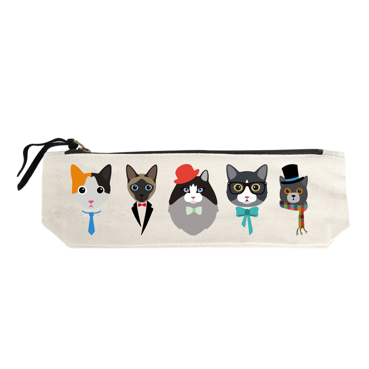 Cat Characters Pencil Pouch