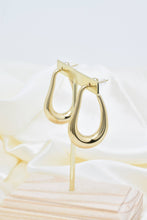 Load image into Gallery viewer, Golden Pear Shaped Earrings