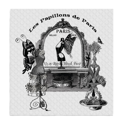 Les Papillons De Paris Fairy Butterfly Swedish Dishcloth
