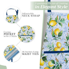 Load image into Gallery viewer, Citron 100% Cotton Apron