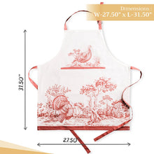 Load image into Gallery viewer, Apron 100% Cotton Adjustable Neck Strap - Holy Jouy - Brown