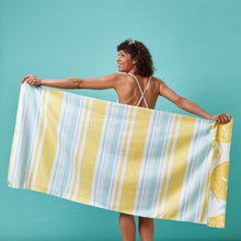 Load image into Gallery viewer, Lemon Slices Reversible Body Travel Towel