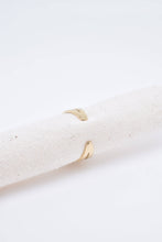 Load image into Gallery viewer, Gold Steel Amethyst Ring