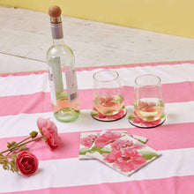 Load image into Gallery viewer, Pink Peony  Round Coasters, set of 4