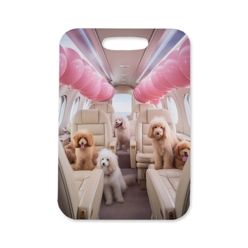 Bag Tag - Dog's in Airplane