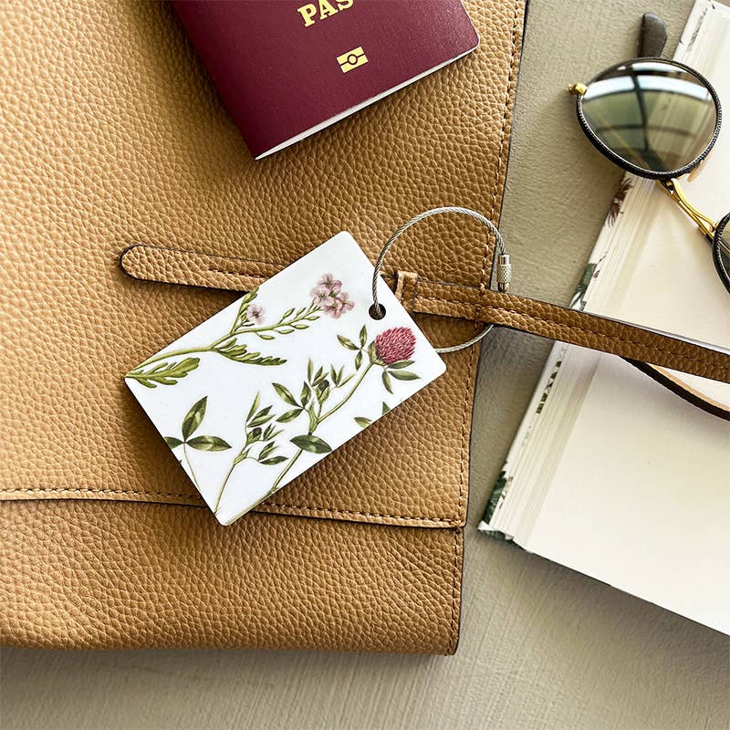 Searocket and Red Clover Nordic Luggage Tag