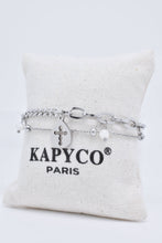 Load image into Gallery viewer, Double Chain Cross Stainless Steel Bracelet