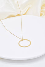 Load image into Gallery viewer, Golden Circle Stainless Steel Mid-Length Necklace