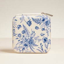 Load image into Gallery viewer, Blue Blossom Jewelry Box -Travel Size