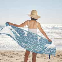 Load image into Gallery viewer, Marine Turtle Reversible Beach Towel