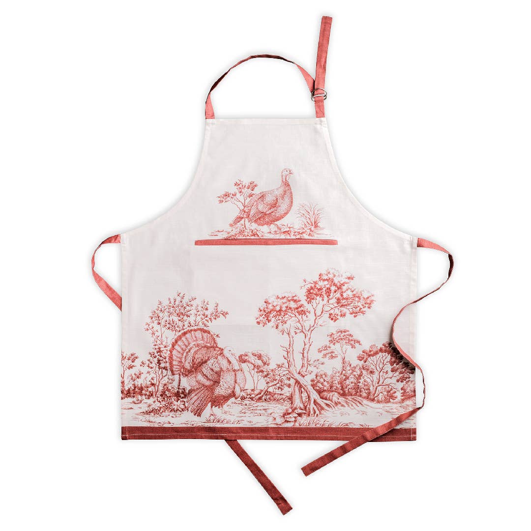 Apron 100% Cotton Adjustable Neck Strap - Holy Jouy - Brown