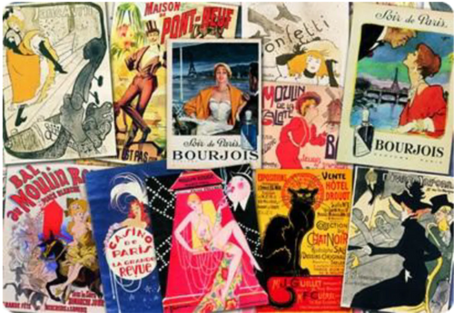 Patchwork Paris Casino Placemat