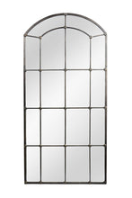 Load image into Gallery viewer, Arched Industrial Grid Wall Mirror