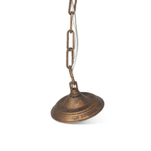 Load image into Gallery viewer, Antique Bronze Iron Chandelier with Gold Finish