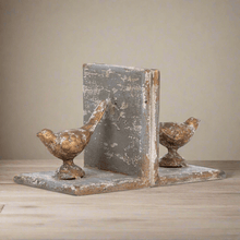 Load image into Gallery viewer, Vintage Metal Bird Bookends