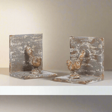 Load image into Gallery viewer, Vintage Metal Bird Bookends
