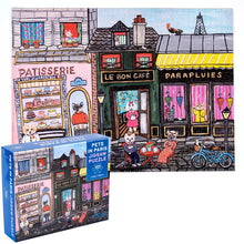 Load image into Gallery viewer, Pets in Paris 1,000-Piece Jigsaw Puzzle