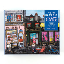 Load image into Gallery viewer, Pets in Paris 1,000-Piece Jigsaw Puzzle