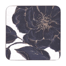 Load image into Gallery viewer, Indigo Garden Square Coasters, Set of 4