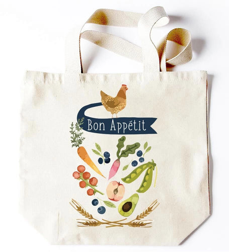 Bon Appetit Hen and Veggies Tote