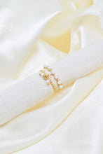 Load image into Gallery viewer, Gold Steel Rounded Mother-Of-Pearl Ring