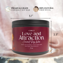 Load image into Gallery viewer, Love and Attraction | 8 oz Spell Candle