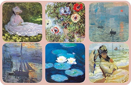 Monet Coasters 3nd Edition 2 (SET OF 6)