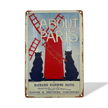 Load image into Gallery viewer, About Paris, Metal Wall Sign