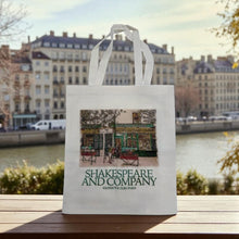 Load image into Gallery viewer, Shakespeare and Company Flat Tote Bag