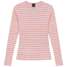 Load image into Gallery viewer, Wash Striped Henley Top