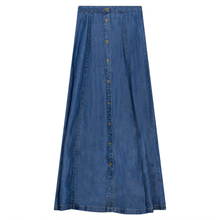 Load image into Gallery viewer, Woven Denim Maxi Skirt
