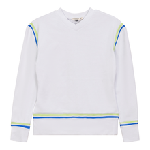 Load image into Gallery viewer, V Neck Striped Tape Top