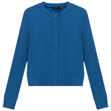 Load image into Gallery viewer, Cropped Ribbed Cardigan