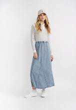 Load image into Gallery viewer, Denim Midi Skirt