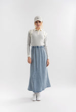 Load image into Gallery viewer, Denim Midi Skirt