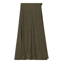 Load image into Gallery viewer, Plaid Fly Front Midi Skirt